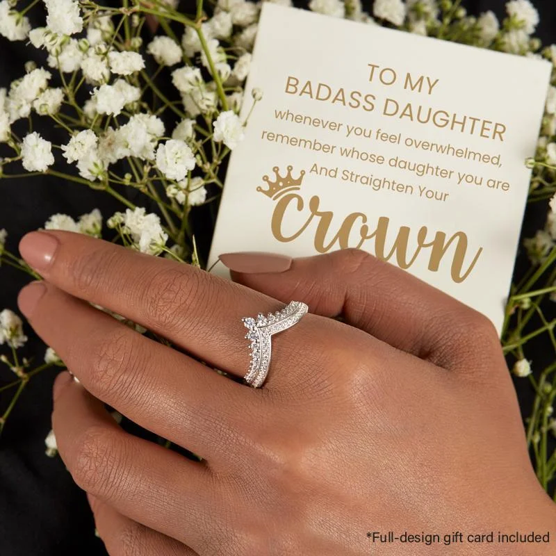 To my badass daughter eclat ring