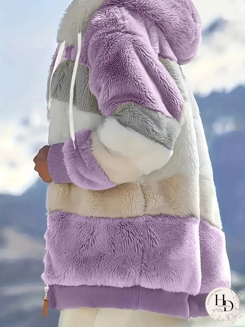 Trendy Tie-Dye Hooded Jacket