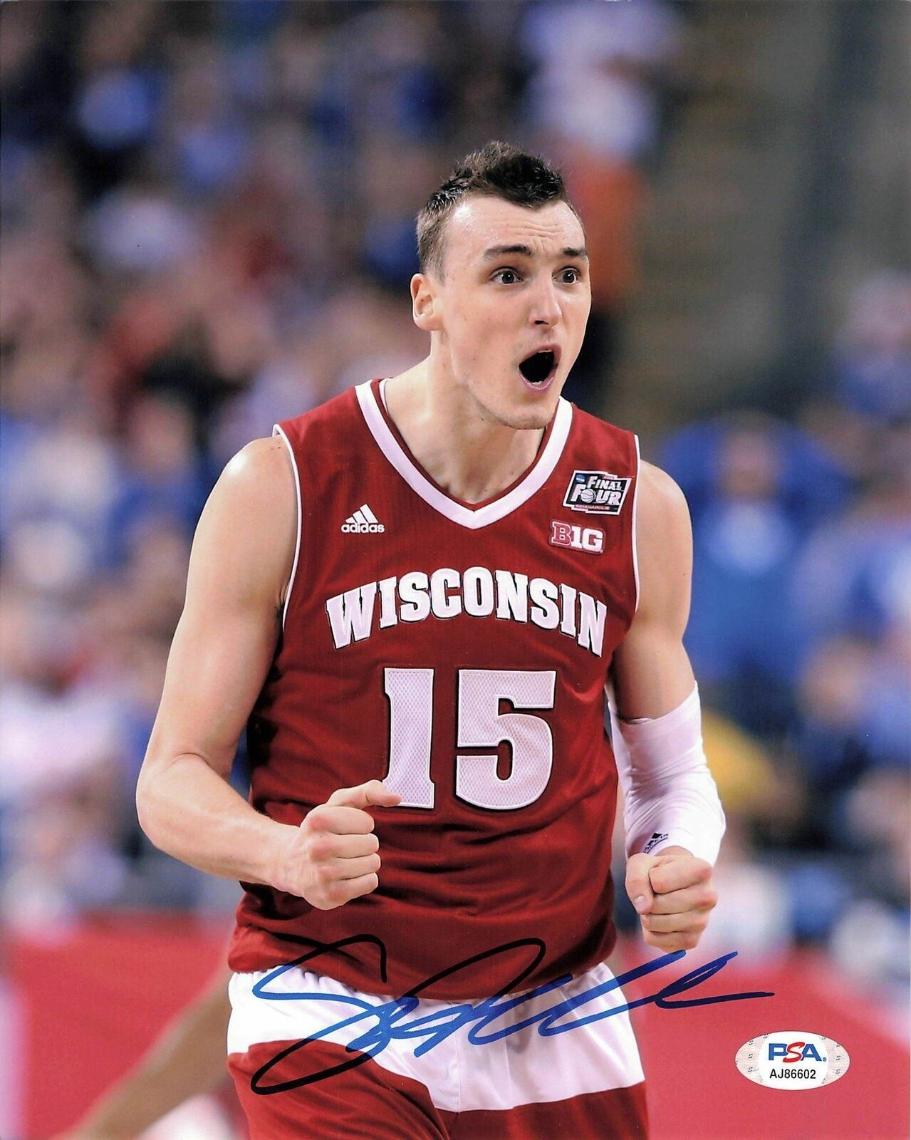 Sam Dekker signed 8x10 Photo Poster painting PSA/DNA Wisconsin Badgers Autographed