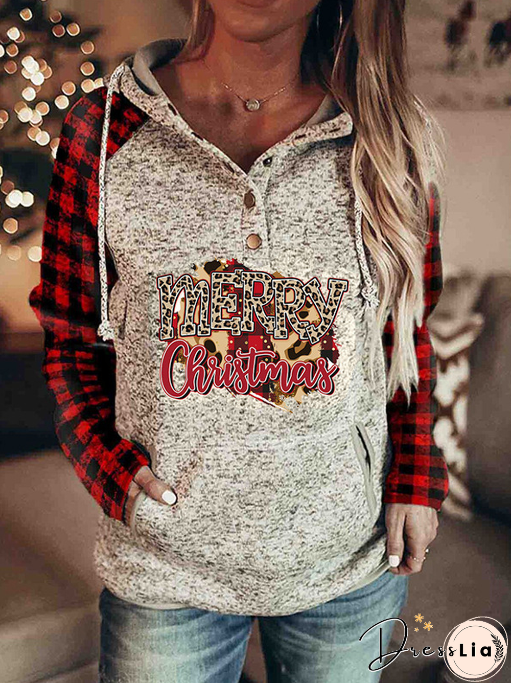 Christmas Casual Hooded Sweatshirt