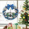 DIY Pearl Diamond Painting Christmas Wreath Hanging Ornament Kit