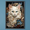 (40*60cm)Cat - Full Round Drill Diamond Painting
