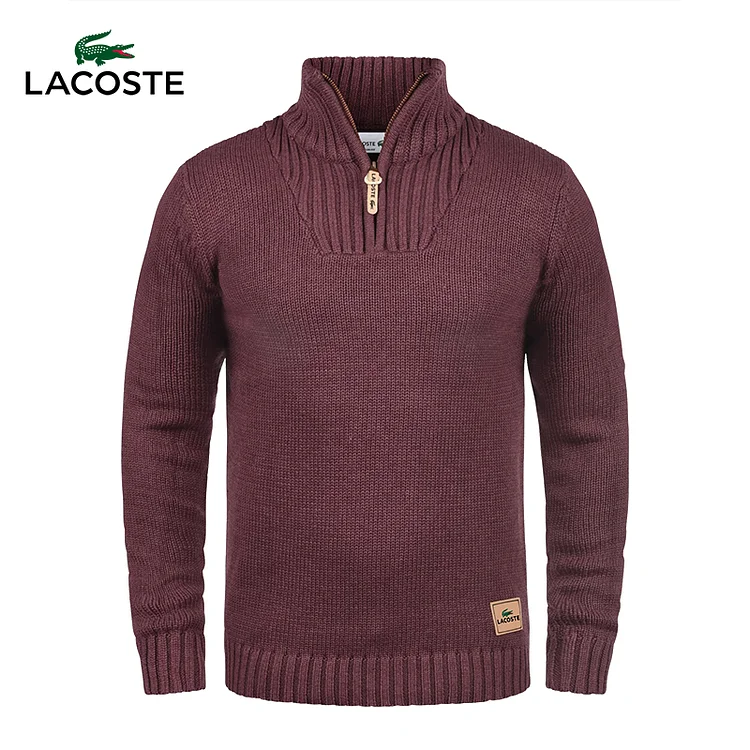 P&aacute;nsk&yacute; svetr Lacoste&reg; s polovičn&iacute; zipem