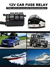 12V Car Fuse Holder with Wiring Harness Auto Fuse Relay Block for Car SUV UTV RV