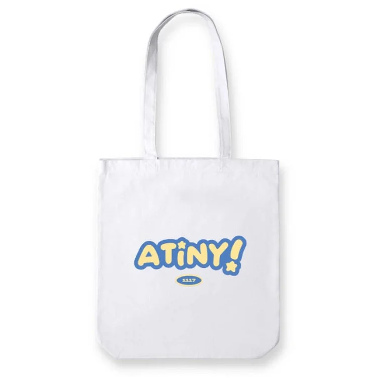 ATEEZ ATINY Logo Tote Handle Bag