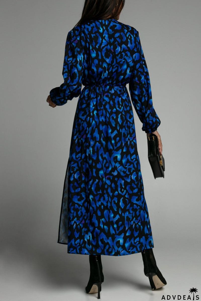 Elegant College Print Printing V Neck A Line Dresses(3 Colors)