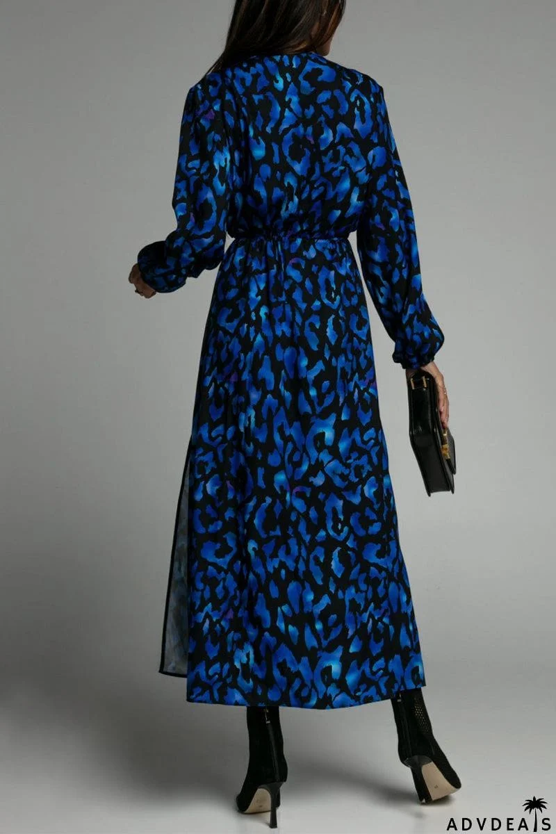 Elegant College Print Printing V Neck A Line Dresses(3 Colors)