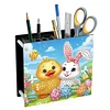 DIY Easter Acrylic Special Shaped Diamond Painting Pen Holder