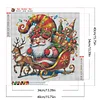 (40*40cm)Christmas Gnome - Full Round Drill Diamond Painting
