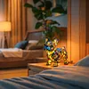 Dog Lamp Dog Series Art Night Light Stained Resin Dog Desk Lamp Home Decor
