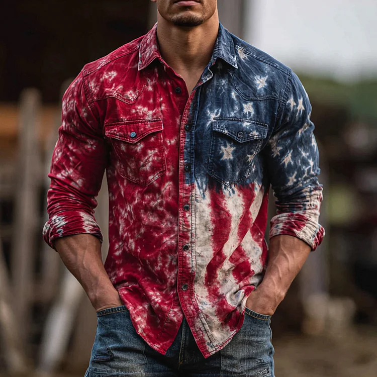 Men's US 250th Anniversary Casual Shirt socialshop