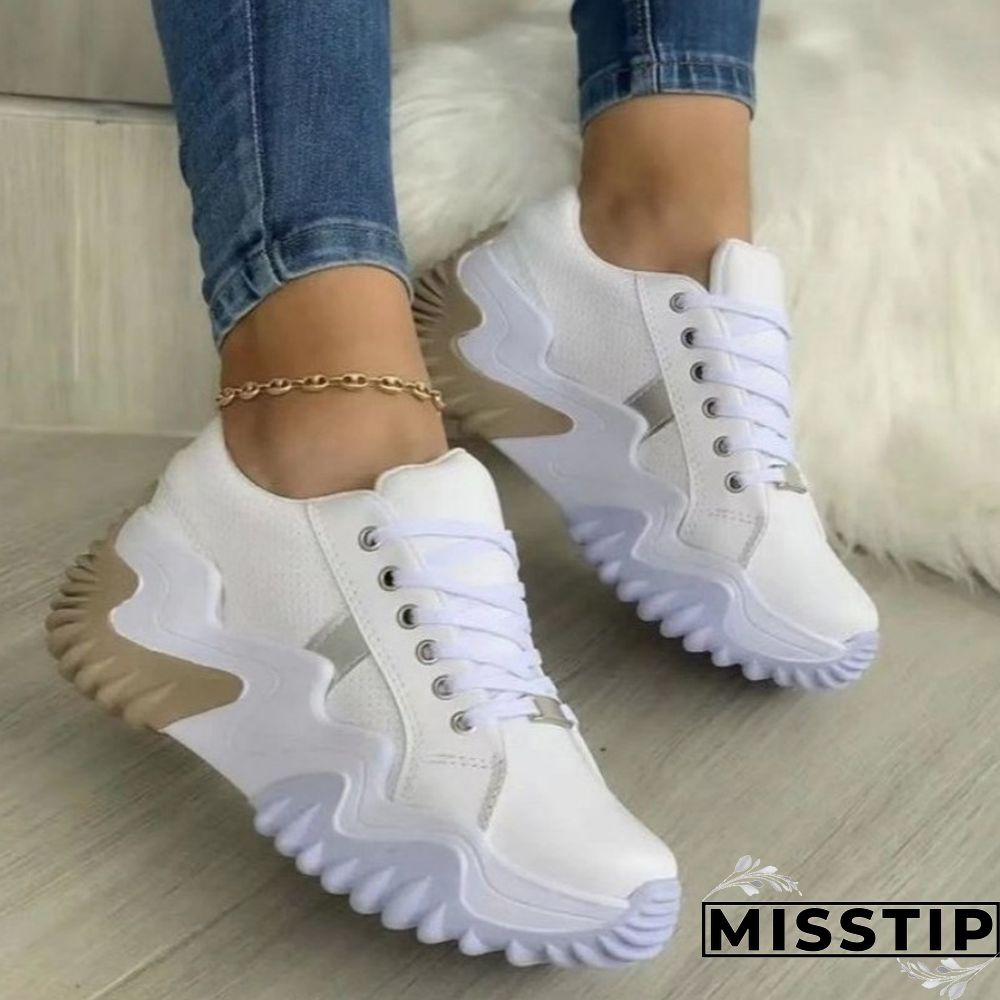 White Casual Sportswear Daily Patchwork Contrast Round Keep Warm Comfortable Shoes