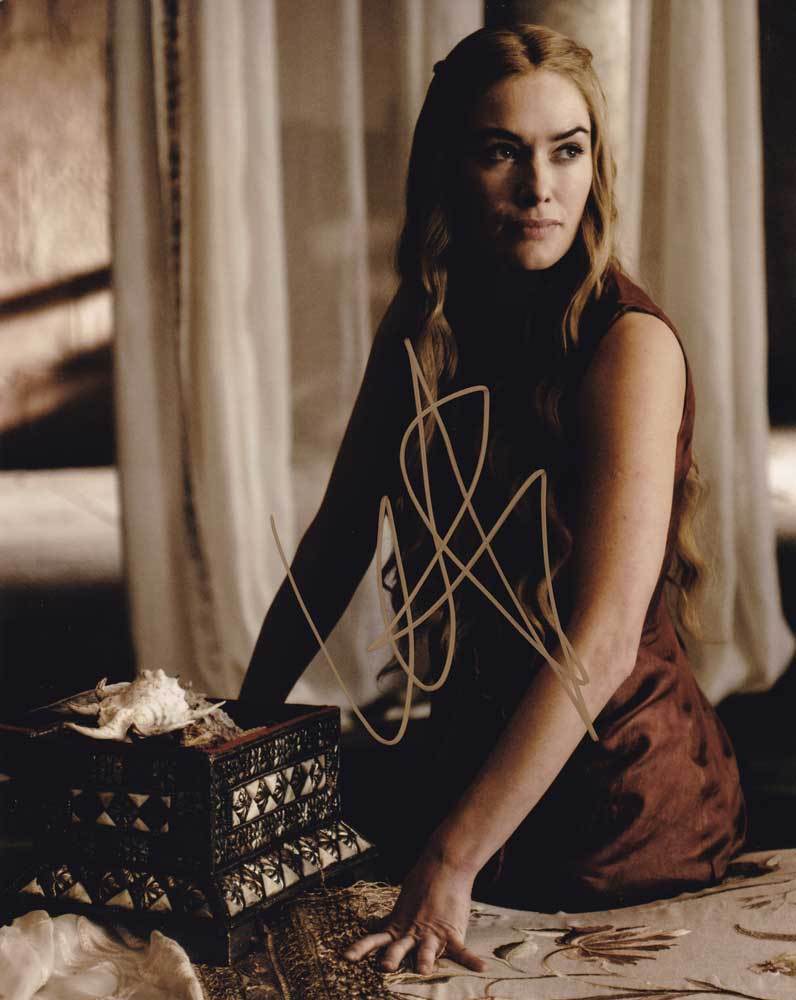 Lena Headey In-Person AUTHENTIC Autographed Photo Poster painting GoT SHA #68289