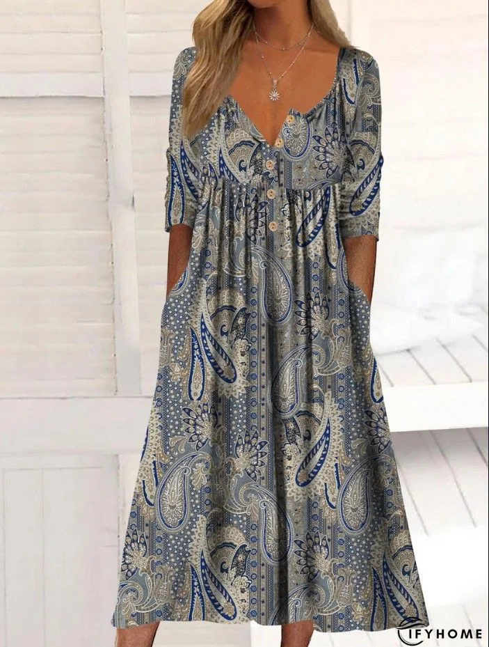 Jersey Casual Color Block Dress | IFYHOME