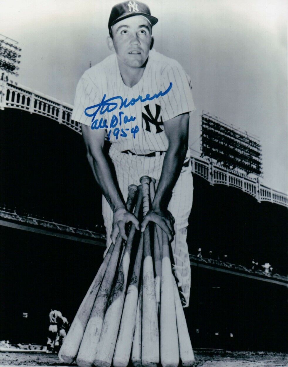 Irv Noren Signed Autographed 8X10 Photo Poster painting Yankees All-Star 1954