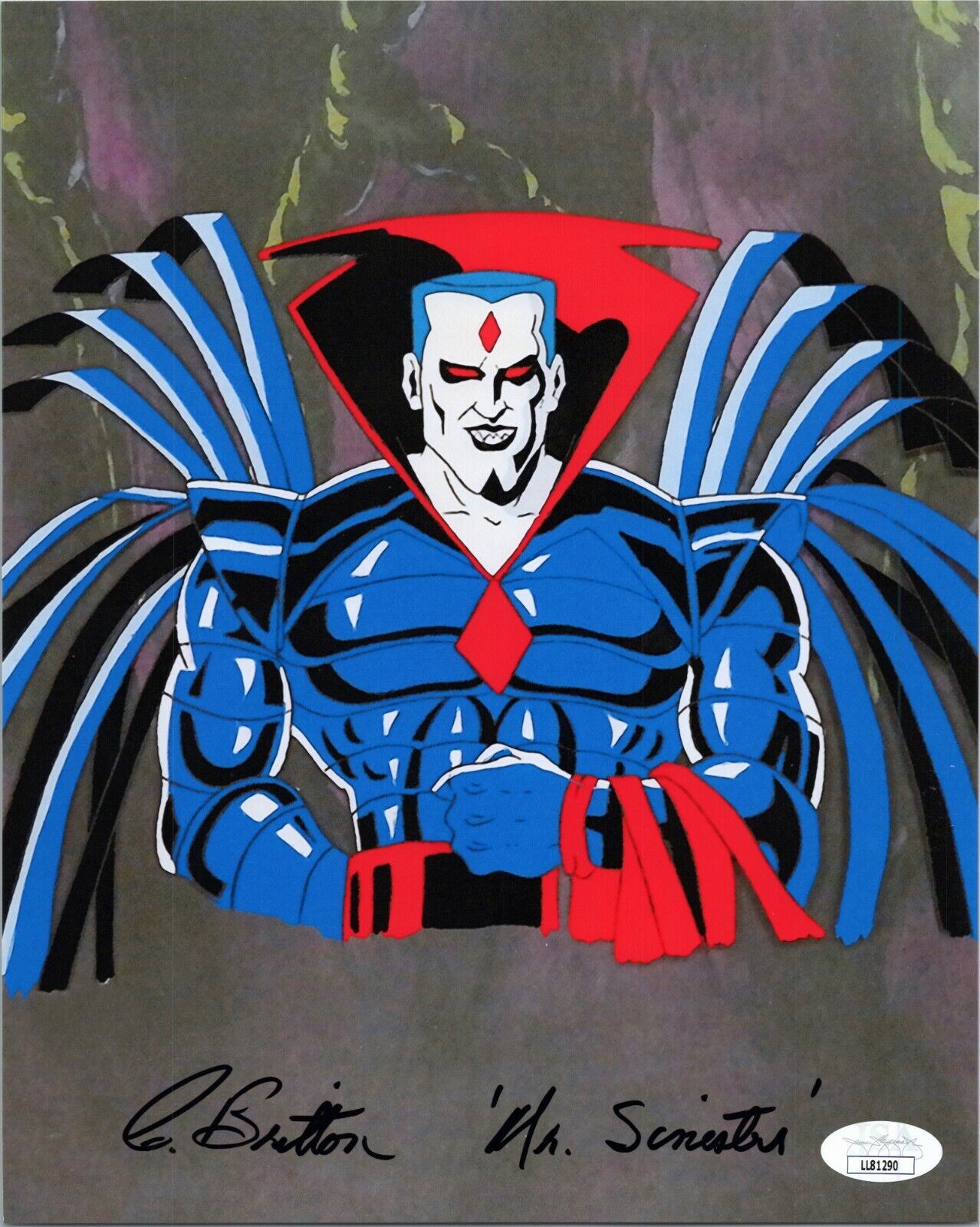 CHRIS BRITTON Authentic Hand-Signed X-MEN - MR. SINISTER