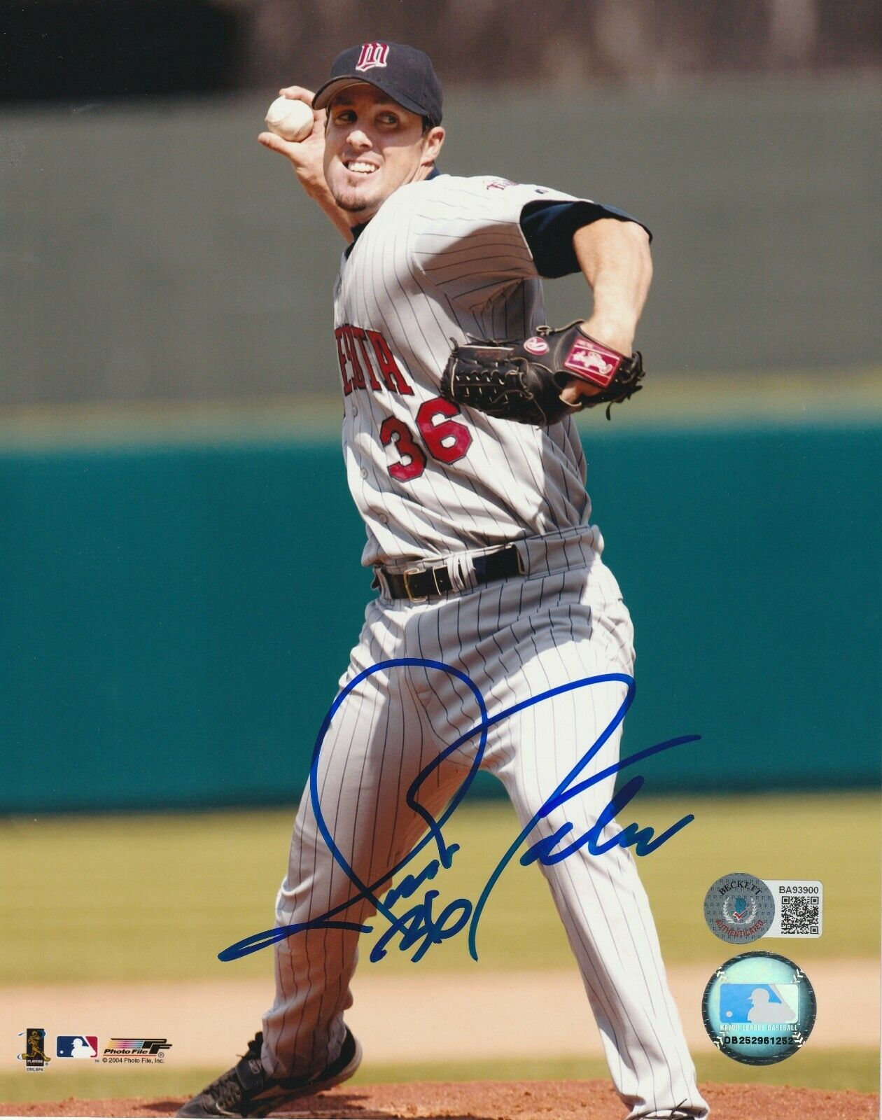 JOE NATHAN Signed Minnesota TWINS 8x10 Photo Poster painting w/ Beckett COA (BAS)