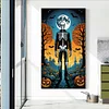 (40*70cm)Halloween Skeleton - Full Round Drill Diamond Painting