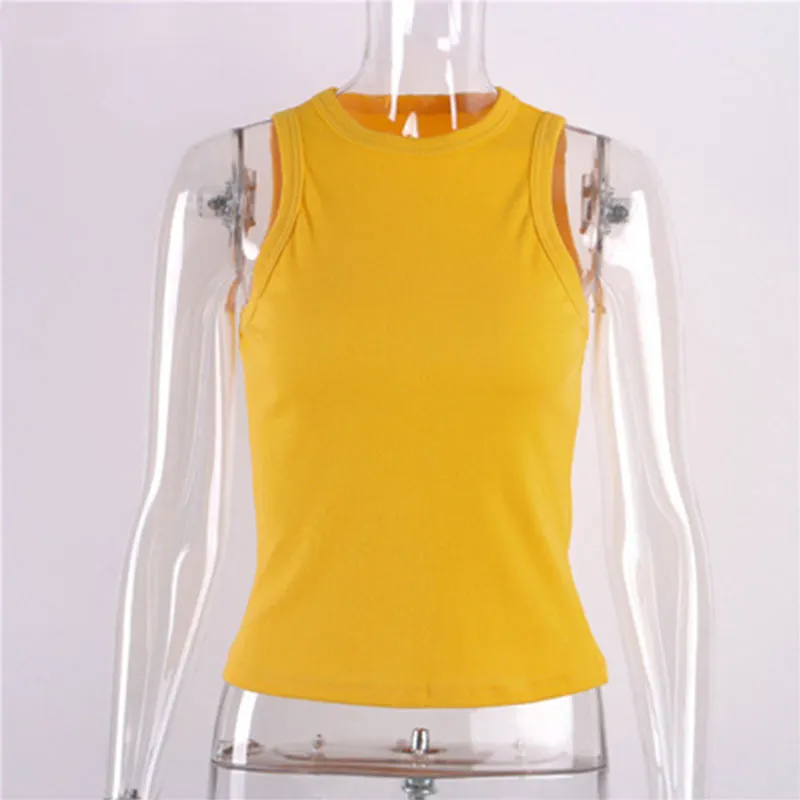 Churchf Churchf Summer New Slim Short Sexy Slim Vest