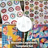 Bloomin Cogwheels Template Set(2 PCS) -With Instructions
