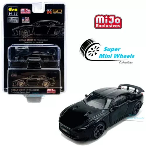 Dronehint ERA Car 1:64 - Nissan GT-R50 By Italdesign (Black) Mijo Exclusives Toy
