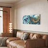 Blue Fluid - Round Drill Diamond Painting - 80*40CM - Large Size