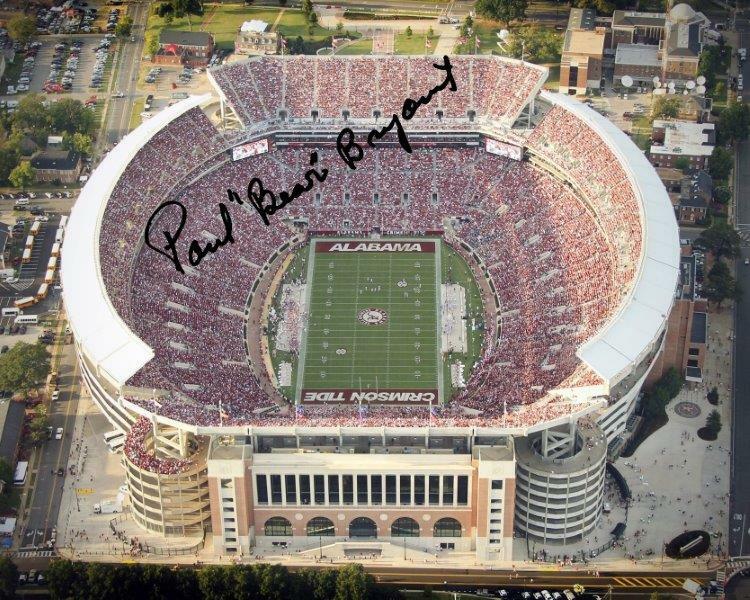 REPRINT - PAUL BEAR BRYANT Alabama Crimson Tide Signed Autographed 8x10 Photo Poster painting RP