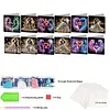 Ensemble de cartes de v&oelig;ux 12PCS couples DIY avec des enveloppes pour adultes