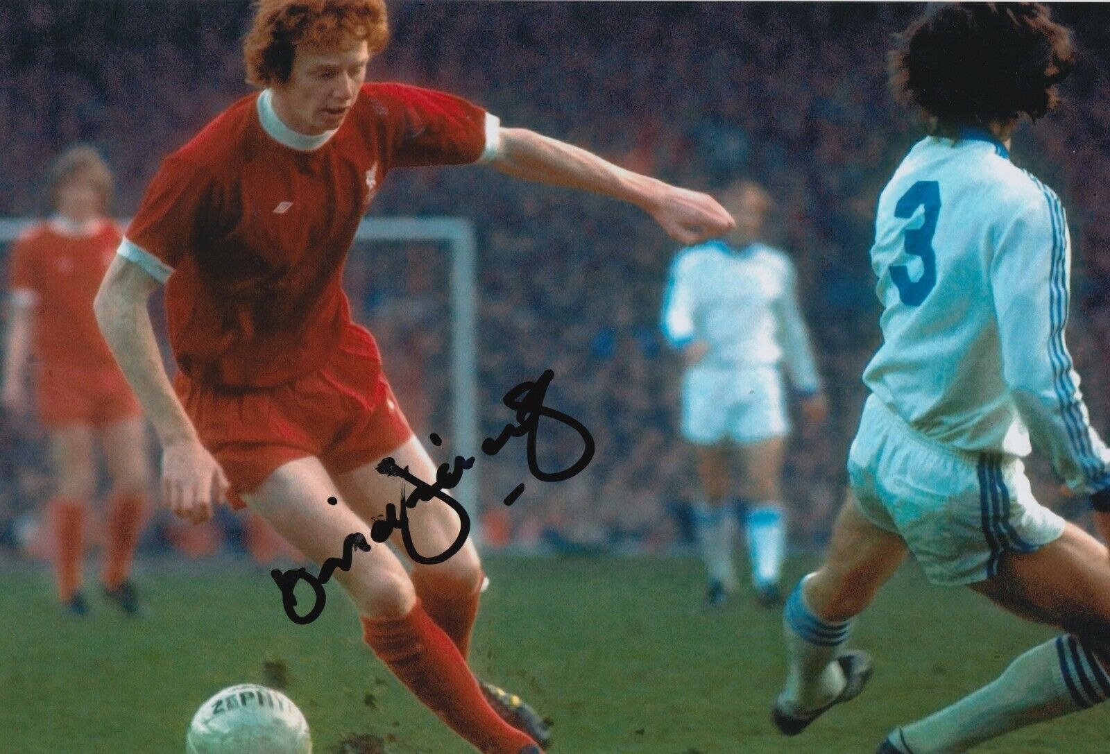 David Fairclough Hand Signed 12x8 Photo Poster painting - Liverpool Autograph.