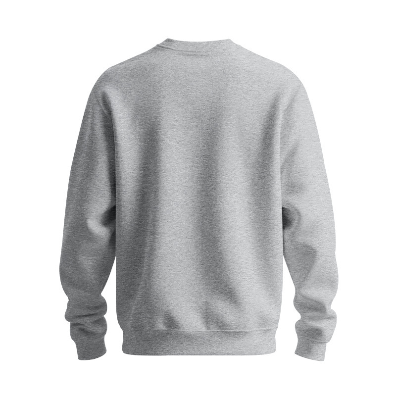 2025 Men’s Autumn/Winter Crewneck Sweatshirt Fleece-lined Warm Simple Loose Fit Classic Style Sweatshirt