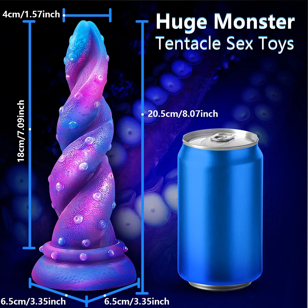 8.07 Inch Huge Tentacle Dildo With Strong Suction Cup