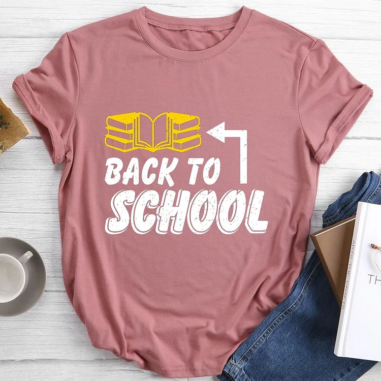 Back to School  Round Neck T-shirt