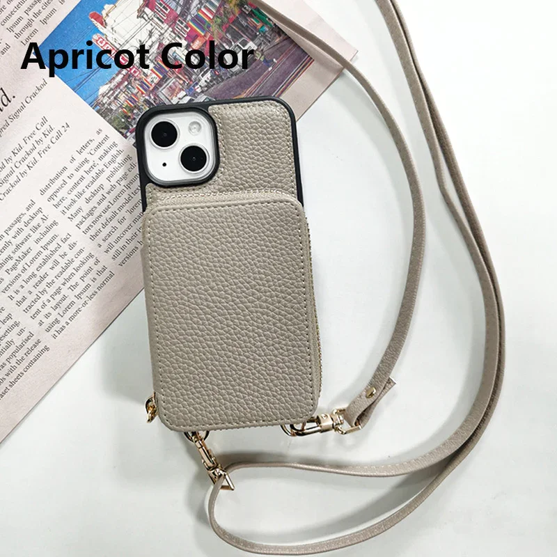 For iPhone13/14 Series  Wallet Mobile Phone Case