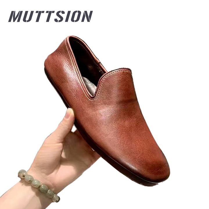 MUTTSION Goodyear Horsehide Vintage  Foldable Packable Loafers | Leather Shoes MUTTSION.COM MUTTSION