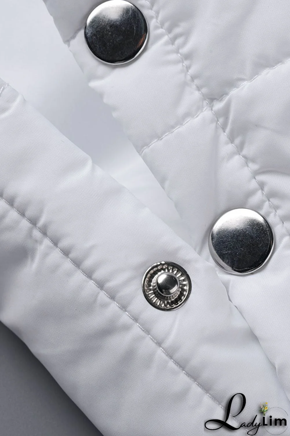 Tangerine Red Casual Street Solid Patchwork Draw String Buttons Zipper Outerwear