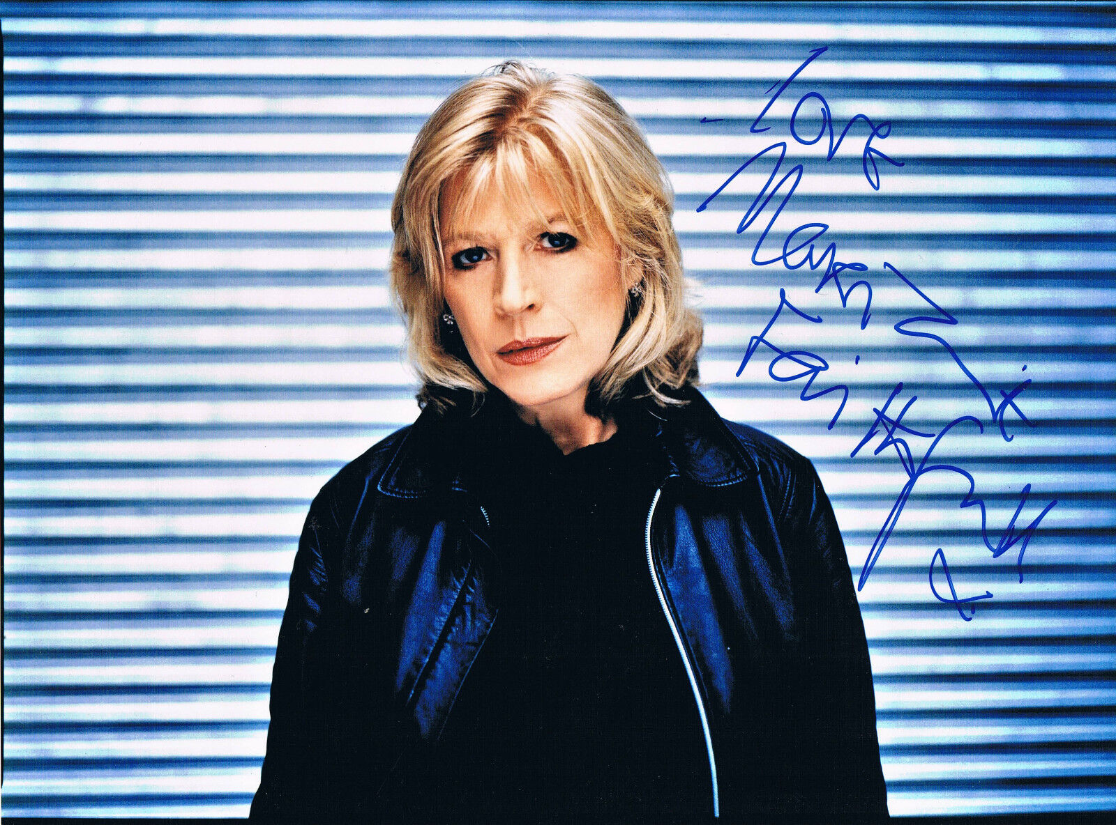 Marianne Faithfull 1946- genuine autograph Photo Poster painting 8x11