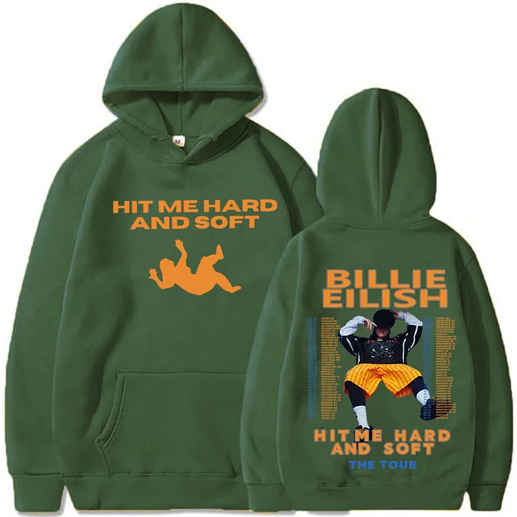 Hit Me Hard and Soft The World Tour Hoodie Hip Hop Pullover Tops Sweatshirt at Hiphopee