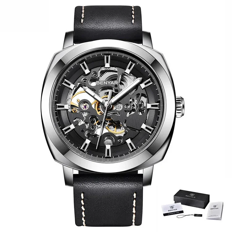 Benyar Automatic Watch Waterproof Sports Look