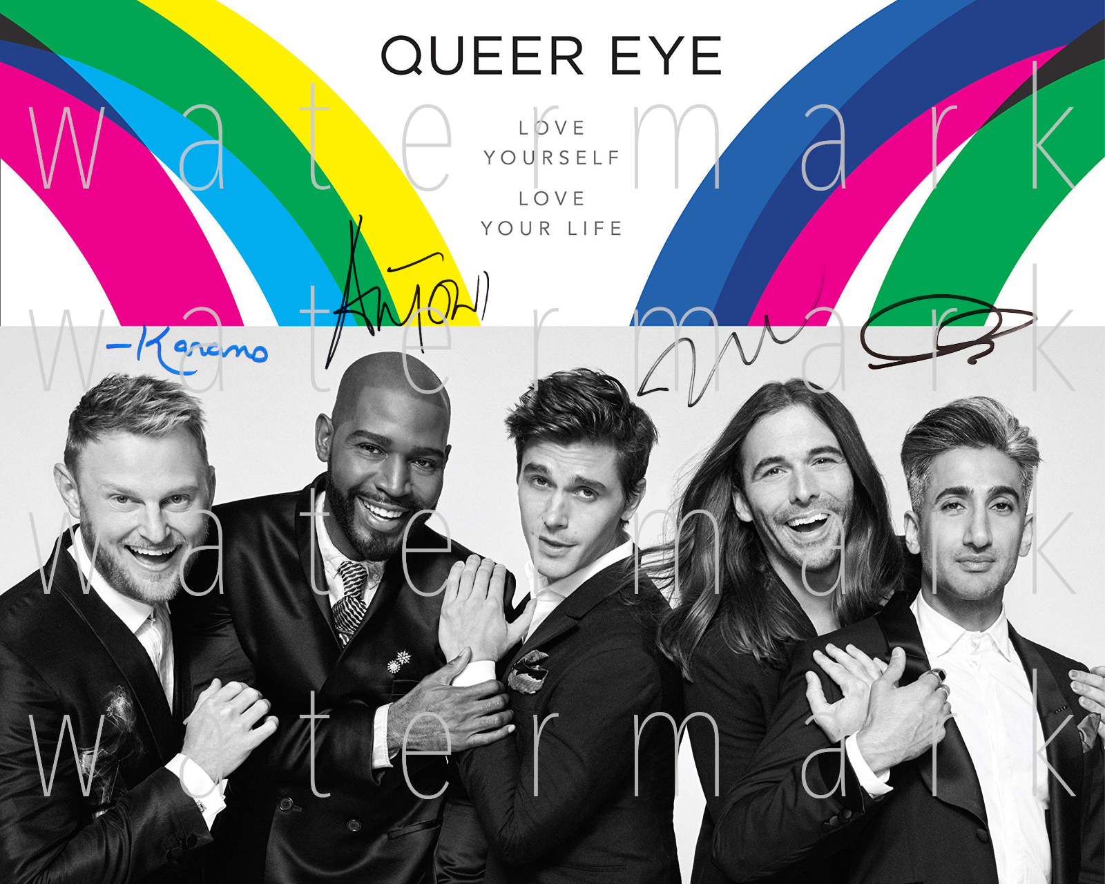 Queer Eye signed 8x10 inch Photo Poster painting picture poster autograph RP