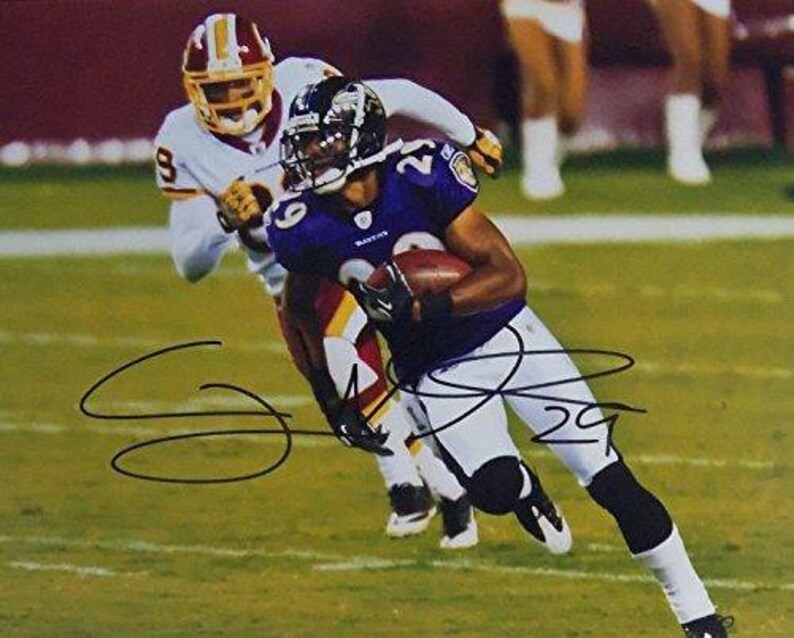 Cary Williams Signed Autographed Glossy 8x10 Photo Poster painting - Baltimore Ravens