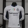 2024/2025 Long Sleeve Player Version Inter Milan Away Football Jersey1:1 Quality Thai