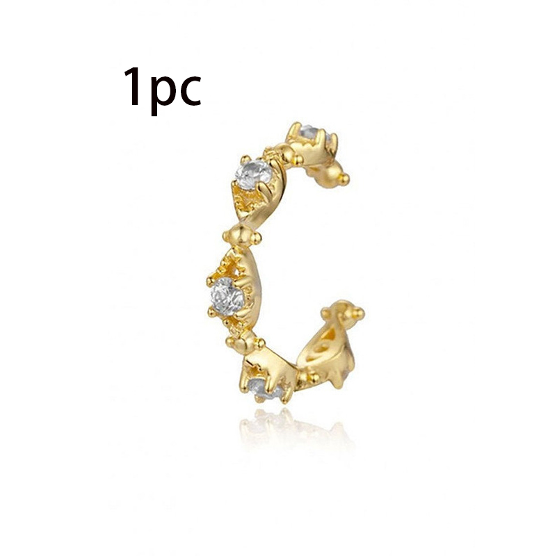 Hedirax 2025 New Design Stainless Steel Minimal Hoop Earrings For Woman Cubic Zirconia Piercing Earring Fashion Korean Unusual Jewelry