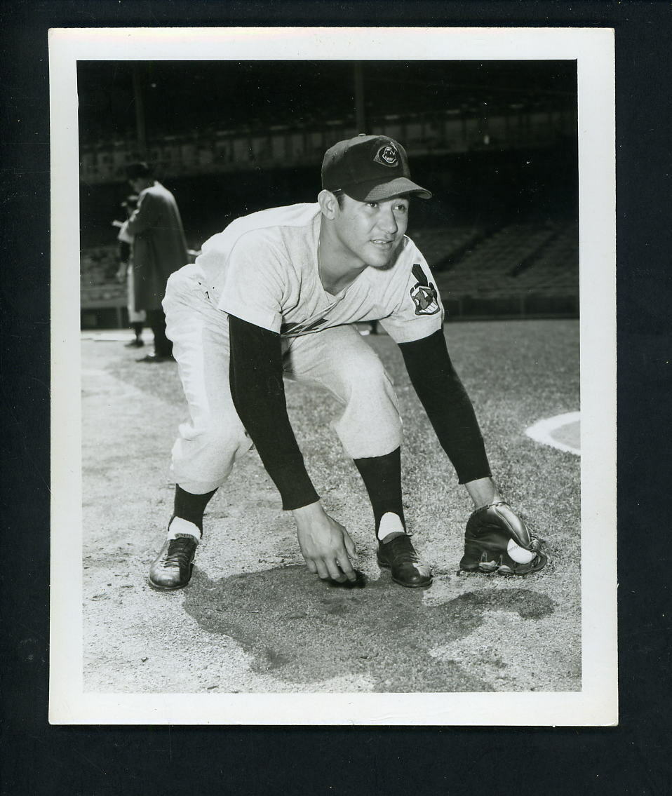 William N. Jacobellis Type I Contact Print Photo Poster painting Chico Carrasquel Indians