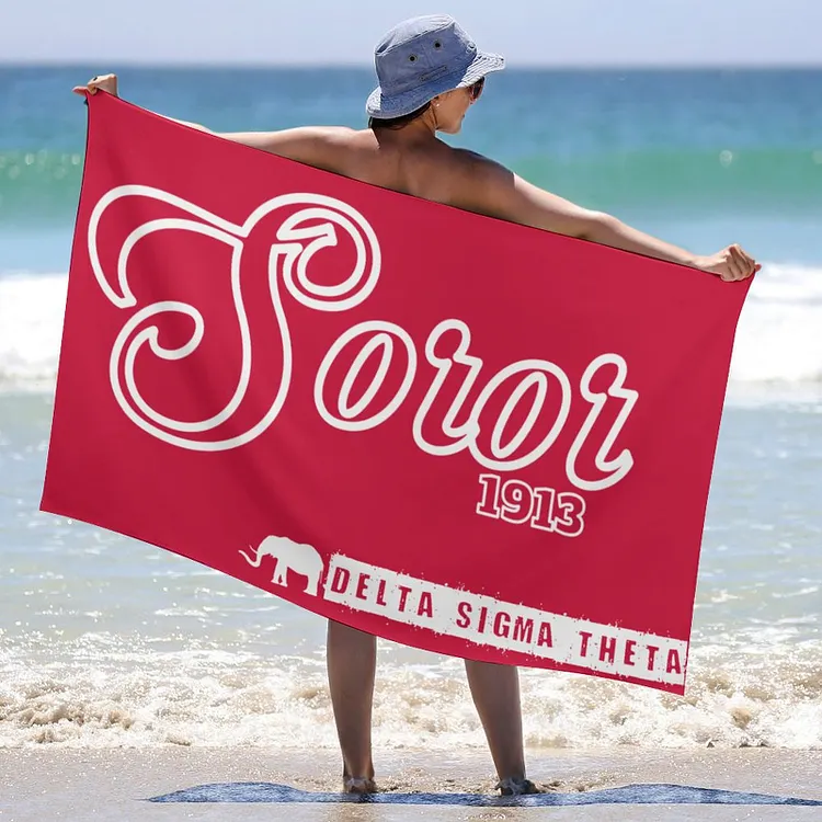Soror Large Size Beach Towel Bath Towel