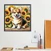 Diamond Painting-DIY Full Round Drill Garden Dog(40*40 CM)