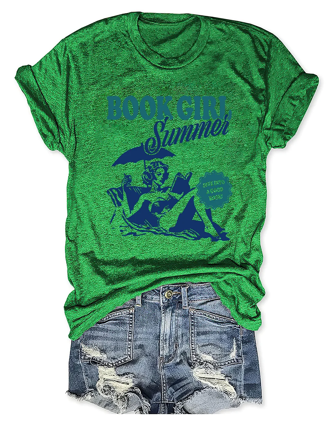 Book Girl Summer T-Shirt