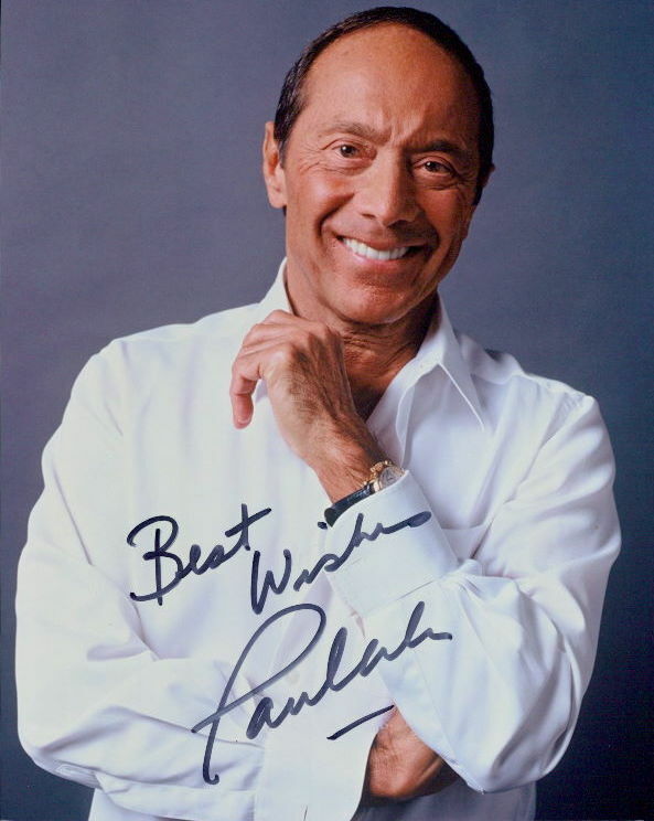 Paul Anka signed 8x10 Photo Poster painting In-person