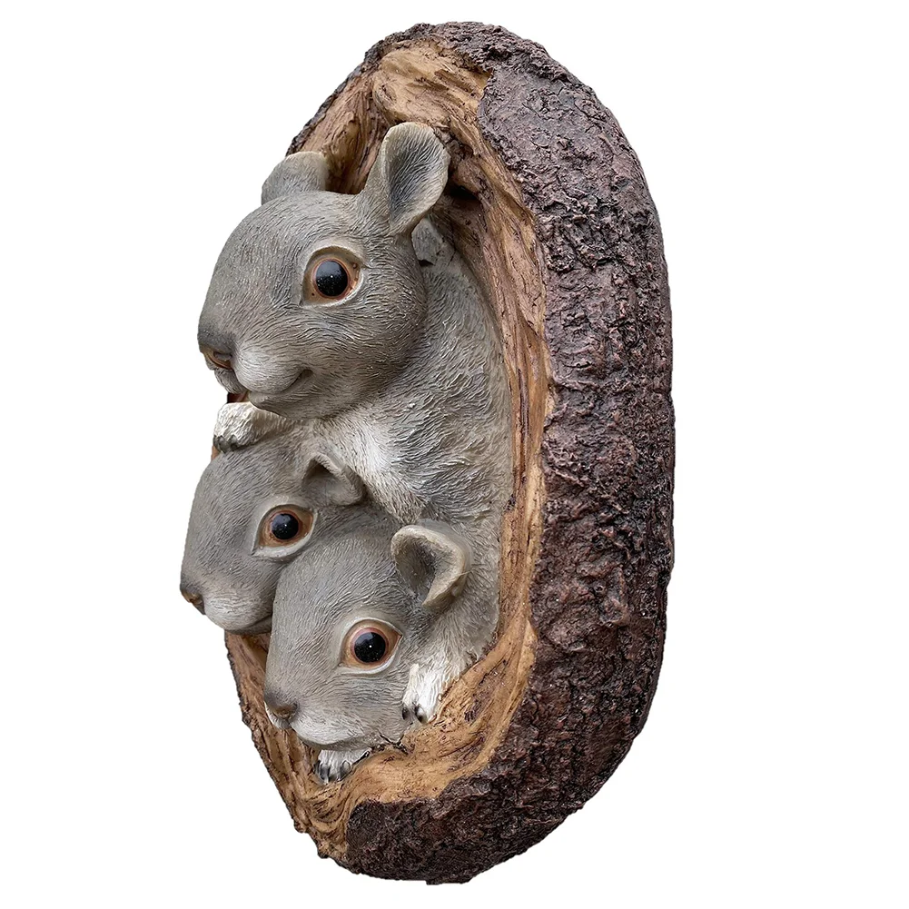 Resin Squirrel Garden Statue Gift Outdoor Decoration Courtyard Accessories