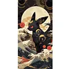 (Big Size)Pok&eacute;mon Moon Eevee-Full Round Diamond Painting 40*80CM