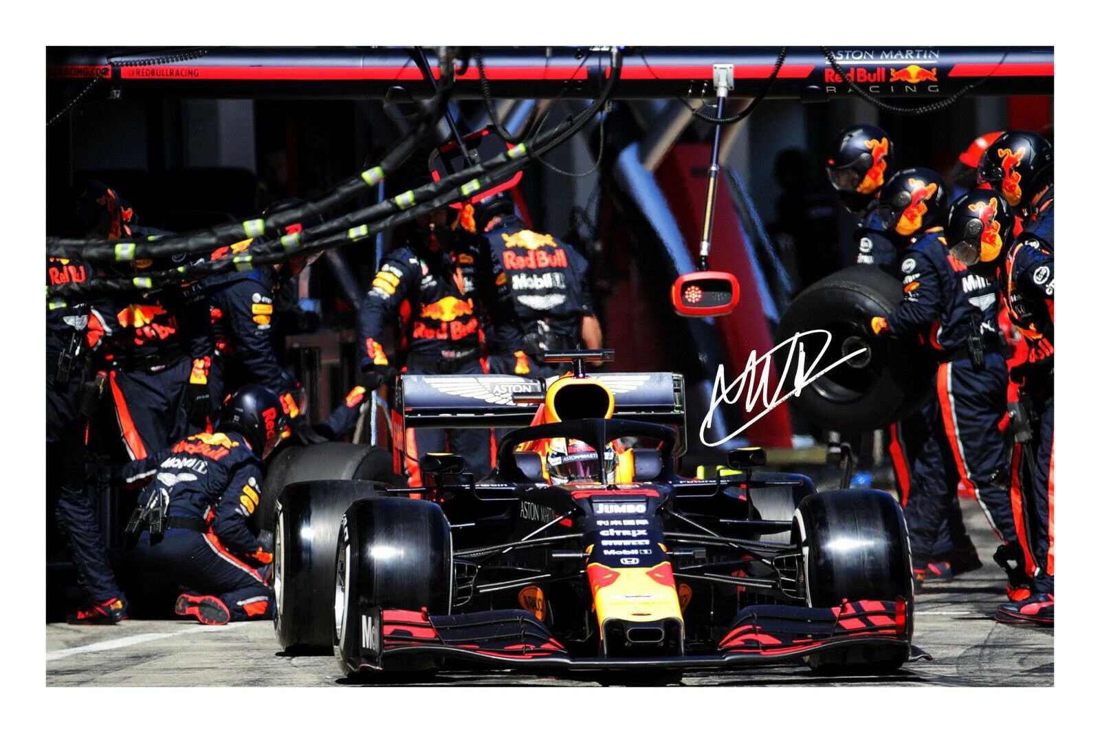 Max Verstappen Signed A4 Photo Poster painting Print Autograph Formula 1 Driver 2021 F1